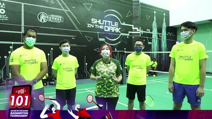 Glow in The Dark Badminton Tournament