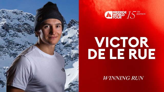 Victor De Le Rue charging Down the Bec des Rosses