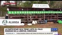 ¡Todo listo! para la competencia del Palo Ensebado de La Libertad, Comayagua