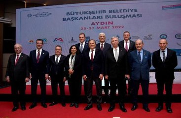 CHP'Lİ BÜYÜKŞEHİR BELEDİYE BAŞKANLARI AYDIN'DA BULUŞTU