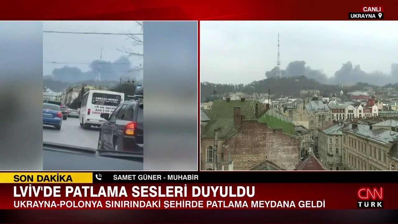 Lviv'de büyük patlama