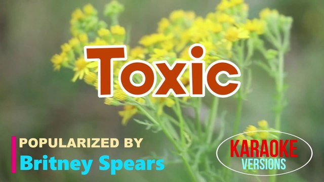 Toxic - Britney Spears | Karaoke Version |HD