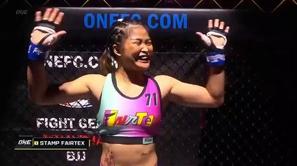 One Championship: ONE X Angela vs. Stamp Full Fight Video