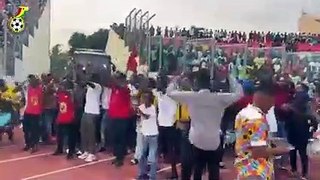 Powerful Moral inside the Sports Stadium, Ghana vs Nigeria