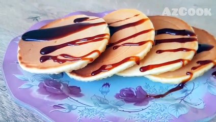 Pancakes with Milk for Breakfast