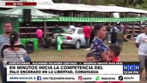 ¡Todo listo! para la competencia del Palo Ensebado y la Feria Ganadera en La Libertad, Comayagua