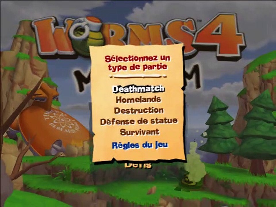 Worms 4 : Mayhem online multiplayer - ps2