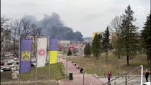 Lviv'de yakıt deposu 2 güdümlü füzeyle vuruldu