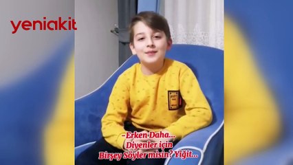 Efendimiz'in (SAV) Ashabını anlatan çocuğun rekor kıran videosu!
