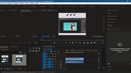 #1 - İmport & Videoları programa atma |Timeline Video Ekleme Sorunu Çözümü | premiere pro