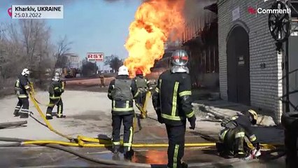 بدون تعليق: متطوعون في مدينة خاركيف يتدربون للالتحاق بالقوات العسكرية لمواجهة روسيا