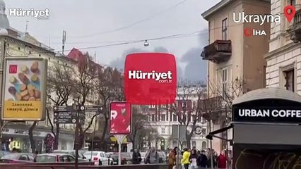 Lviv, saldırı sonrası görüntülendi