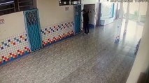 Câmera de segurança flagra homem que invadiu escola no Bairro Cascavel Velho