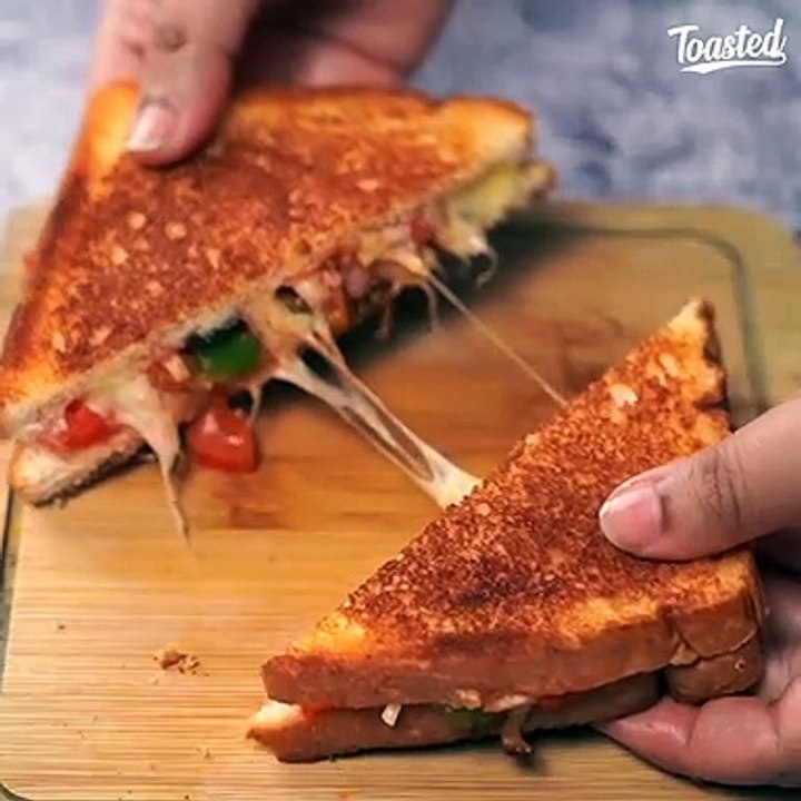 I Always Cook Pizza Sandwich When I Need To Save Time | Simple, Fast And Delicious!