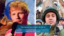 Prohíben a músicos ucranianos participar en concierto de Ed Sheeran y Camila Cabello