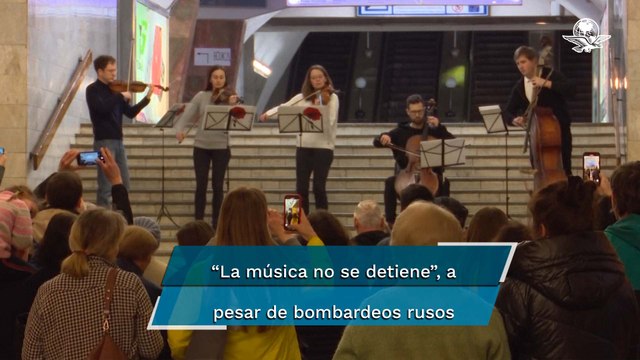 La música no se detiene : músicos ofrecen concierto en Kharkiv en medio de la guerra en Ucrania