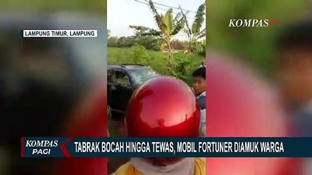 Seorang Bocah Ditabrak dan Terseret Sejauh 2 Km Hingga Tewas, Mobil Pelaku Jadi Amukan Warga