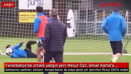 Mesut Özil'den İsmail Kartal'a olay hareket