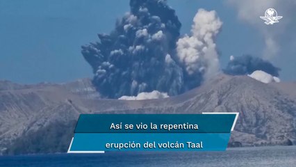 Desalojan a miles de filipinos tras repentina erupción del volcán Taal