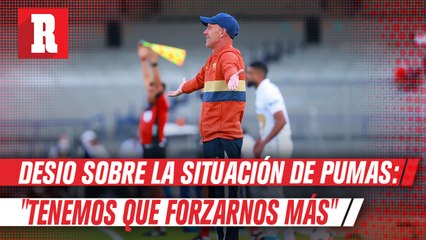 Los Pumas no levantan y Hermes Desio, Auxuliar Técnico, dice ser consiente de la situación