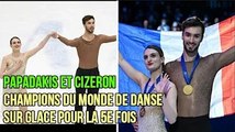 Papadakis et Cizeron champions du monde de danse sur glace pour la 5e fois