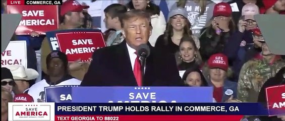 President Trump holds rally in Commerce, Georgia March 26, 2022