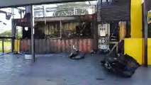 Incêndio atinge hamburgueria perto de posto de combustíveis em Florianópolis