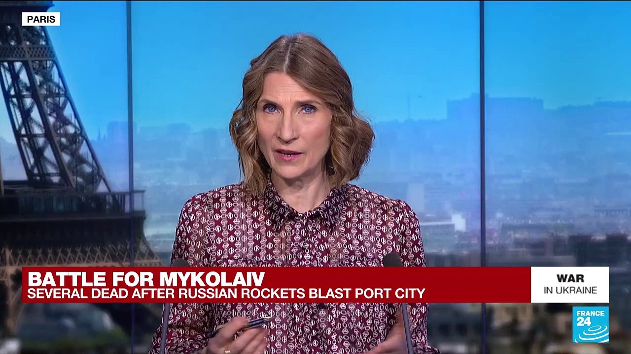 At least 7 dead, 22 injured after Russian rockets blast port city of Mykolaiv