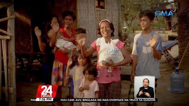 Mga taga-Buenavista, Bohol na naapektuhan ng Bagyong Odette, binigyan ng grocery packs at bagong bubong ng GMA Kapuso Foundation | 24 Oras