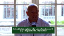 Jets' Head Coach Robert Saleh Explains Why Laken Tomlinson Will Play Left Guard With New York