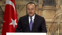 Dışişleri Bakanı Mevlüt Çavuşoğlu basın açıklaması