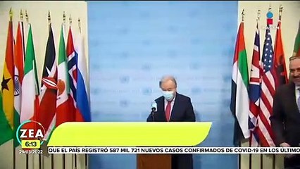 La ONU buscará un "cese al fuego" entre Rusia y Ucrania