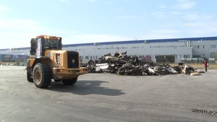 Ukrayna'da Rus saldırısında yıkılan lojistik merkez ekolojik felakete yol açabilir