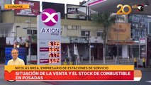 Situación de la venta y el stock de combustible en Posadas