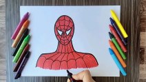HOW TO DRAW SPIDERMAN CUTE AND EASY STEP BY STEPS FOR KIDS |HOW TO DRAW CARTOONS