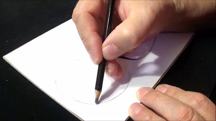 Floating Letter O - Drawing letter O with Pencil - Marker - 3D Trick Art - VamosART