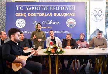 Doktor başkan, genç doktor adaylarıyla kahvaltıda buluştu