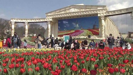 따뜻해진 날씨에 산도 놀이공원도 '북적'..."봄기운 만끽해요" / YTN