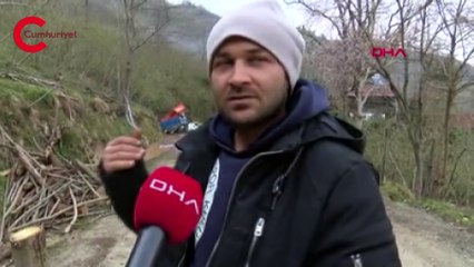 4 yaşındaki çocukla heyelandan saniyelerle kurtuldu "Öleceğimizi düşündük" dedi