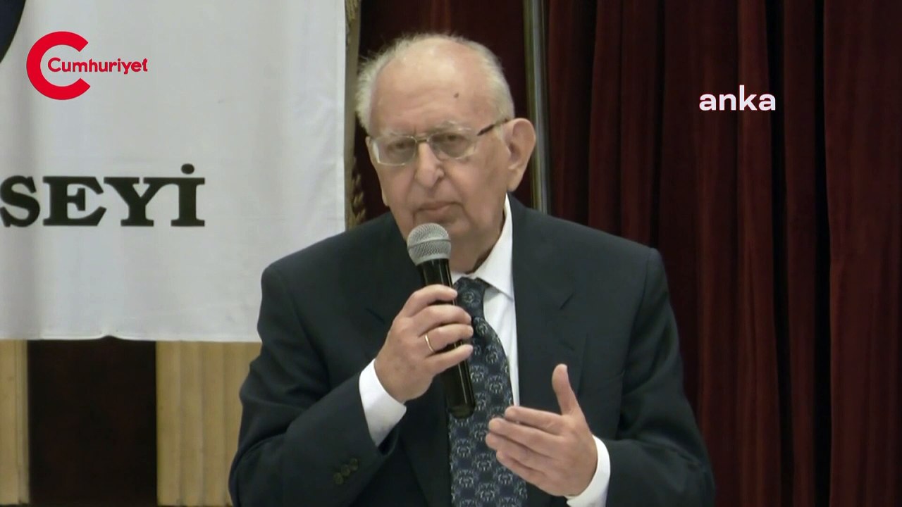 Eski TBMM Başkanı Hüsamettin Cindoruk'tan tarihi konuşma: "Var mı diyeceğiniz?"