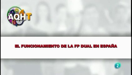 EL FUNCIONAMIENTO DE LA FP DUAL EN ESPAÑA