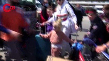 Ukrayna'dan tahliye edilen yetim çocuklar Türkiye'de