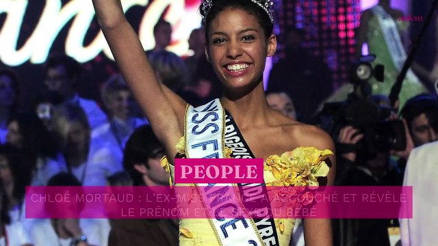 Chloé Mortaud : l’ex-Miss France a accouché et révèle le prénom et le sexe du bébé