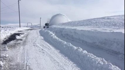 Kar ve tipi nedeniyle 2 yerleşim yerinin yolu kapandı