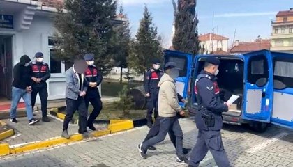 Tarladaki su dinamosunu çalan hırsızlar yakayı ele verdi