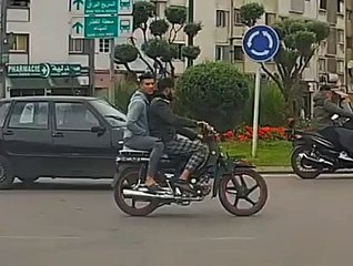 عملية  سرقة على المباشر  في شارع  إبن تاشفين الحي المحمدي