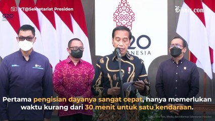 Jokowi Resmikan  "Pom Listrik" Super Cepat PLN