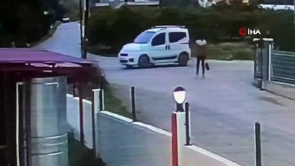 Kampüste dehşet anları: Kaçarken görüntüleri kaydetti