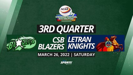 Saint Benilde vs. Letran | Third Quarter | NCAA Season 97