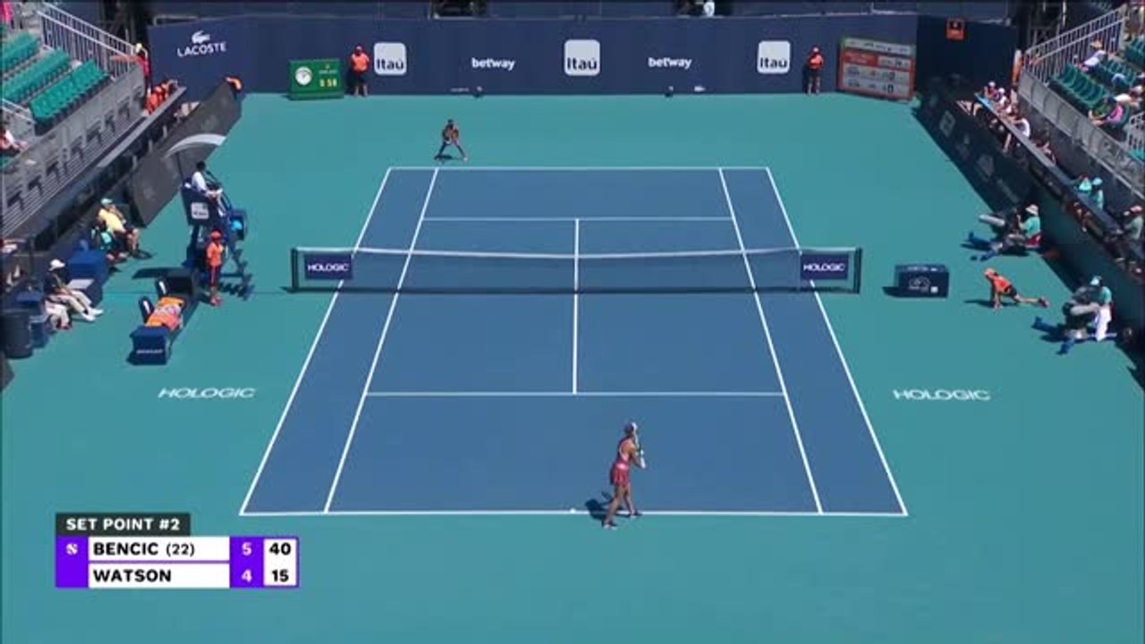 Highlights: bencic ohne mühe ins achtelfinale